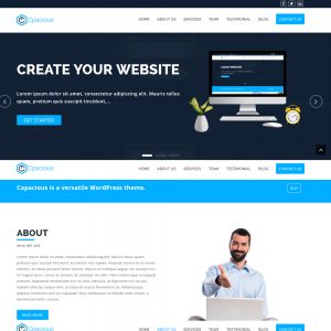 Capacious – Beautiful Company Website