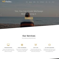 Ooneline Lite – Beautiful Company Website