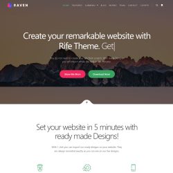 Raven – Beautiful Company Website