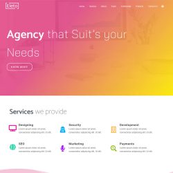Eleto – Beautiful agency Website