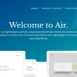 Portfolio Air – Best Creative Office Portfolio WordPress Theme